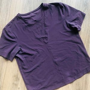 🍋lululemon mesh detail tshirt size 6